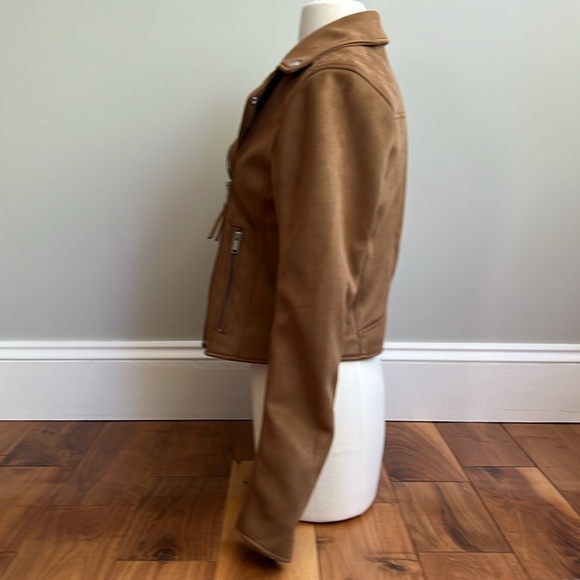 Abercrombie & Fitch Vegan Leather Moto Jacket - Picture 4 of 7